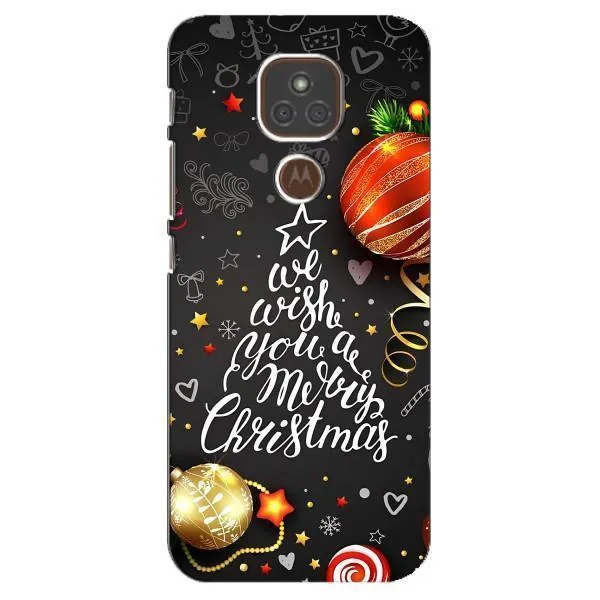 Чехол с принтом «Елочка» для Motorola MOTO E7 Plus