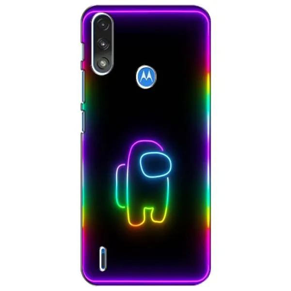 Чехол с принтом «Яркий скин» для Motorola E7 Power