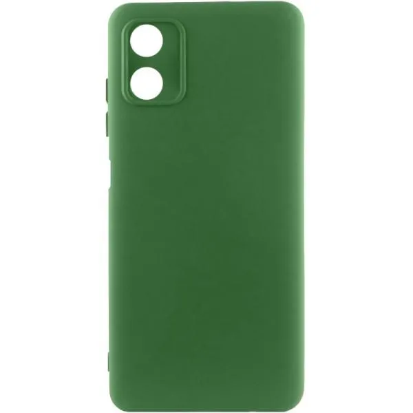Чохол TPU GETMAN Liquid Silk Full Camera для Motorola Moto G04 / E14 — Зелений — фото 1