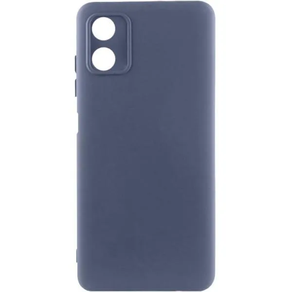 Чохол TPU GETMAN Liquid Silk Full Camera для Motorola Moto G04 / E14 — Синій — фото 1