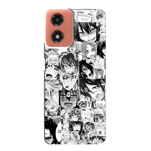 Чехол с принтом «Ahegao manga» для Motorola MOTO G04
