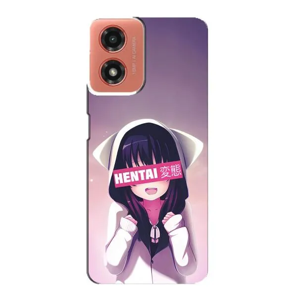 Чехол с принтом «Hentai chan» для Motorola MOTO G04