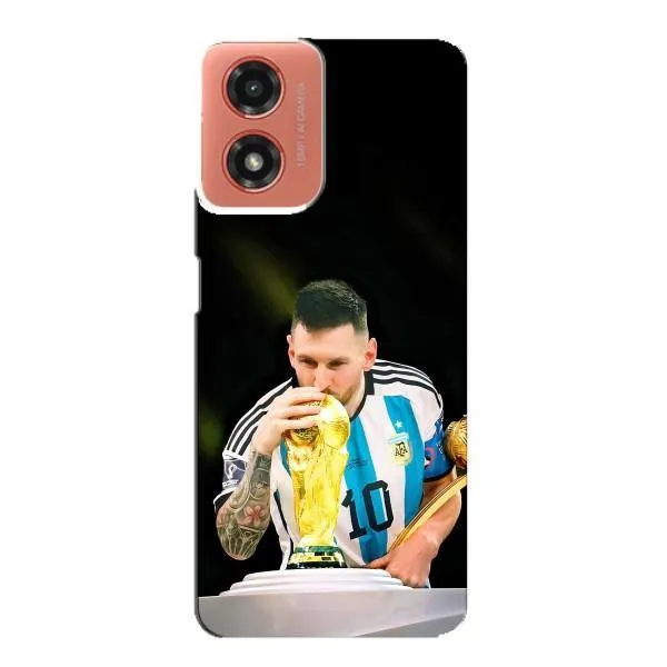 Чехол с принтом «Кубок Месси» для Motorola MOTO G04