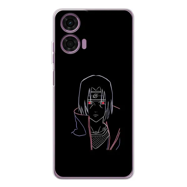 Чехол с принтом «силуэт Итачи» для Motorola MOTO G04