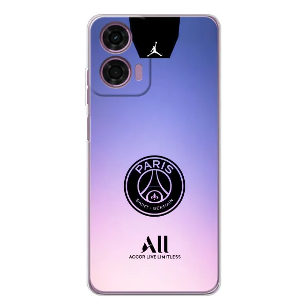 Чехол с принтом «лого PSG» для Motorola MOTO G04