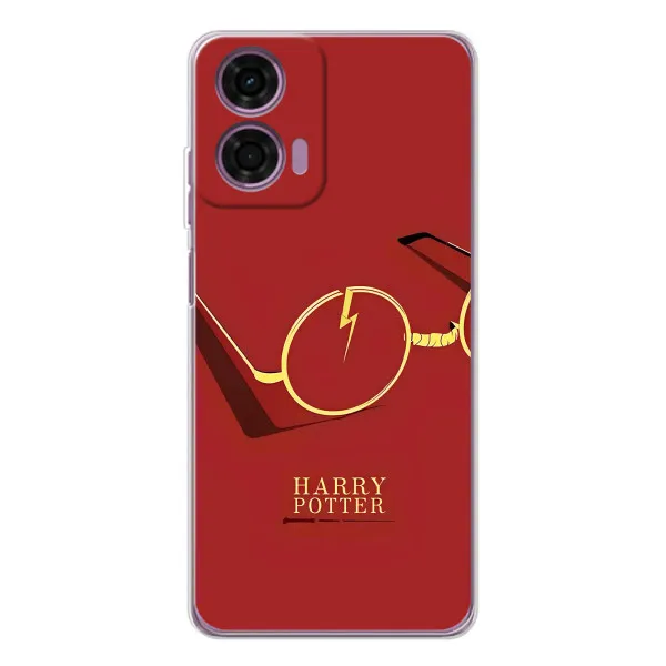 Чехол с принтом «очки Гарри» для Motorola MOTO G04