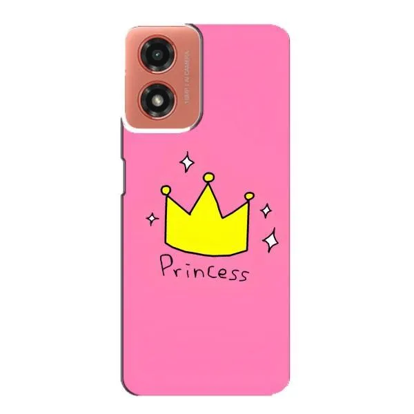 Чехол с принтом «Princess» для Motorola MOTO G04