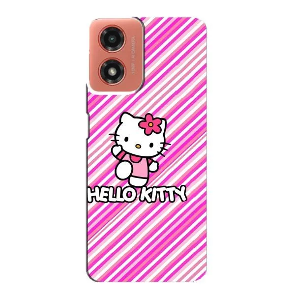 Чохол з принтом «Hello Kytty» для Motorola MOTO G04