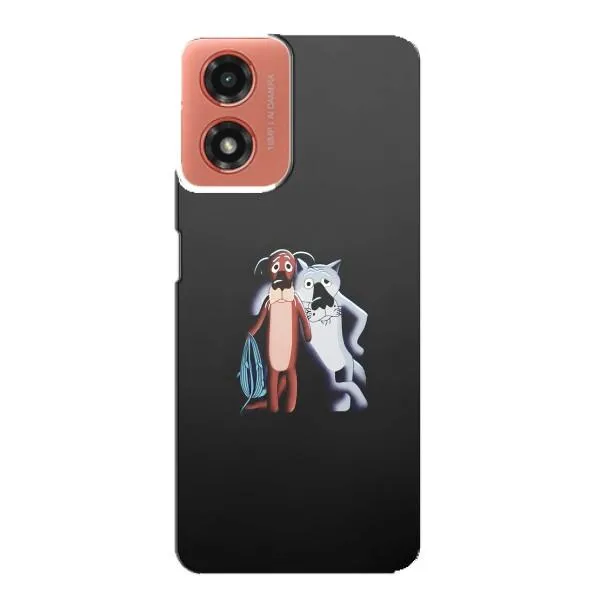 Чохол з принтом «Жив був пес» для Motorola MOTO G04