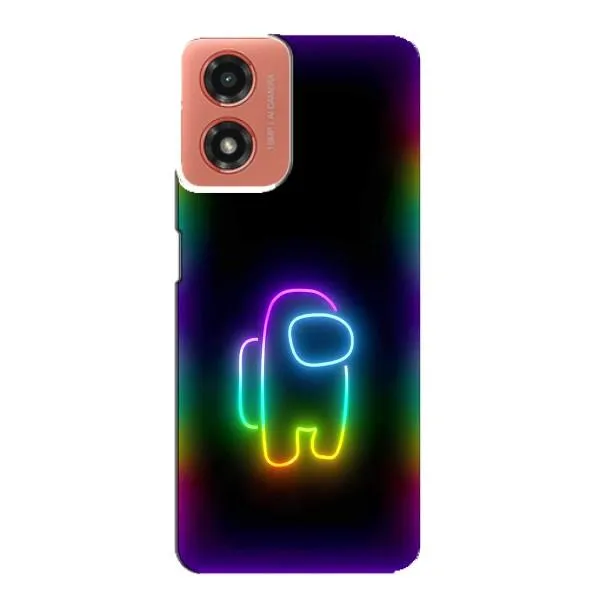 Чехол с принтом «Яркий скин» для Motorola MOTO G04