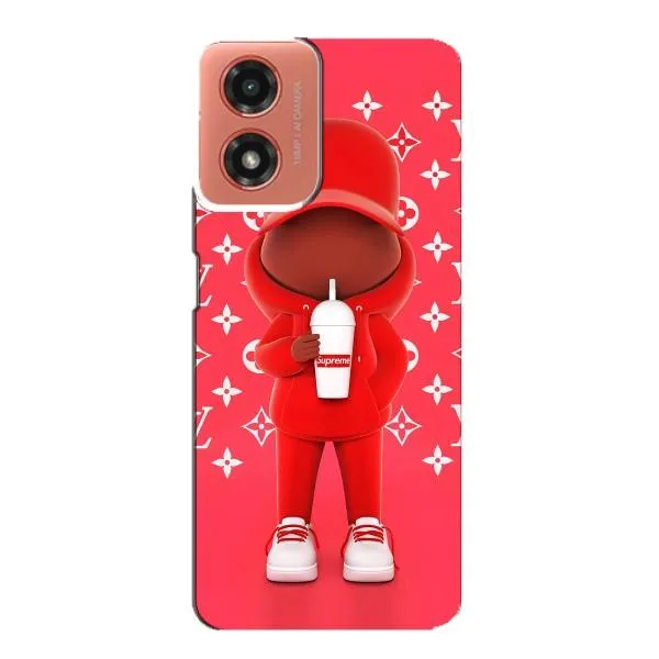 Чехол с принтом «Модный стиль» для Motorola MOTO G04