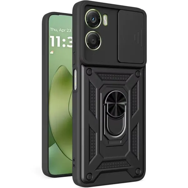 Чохол Ummi Camshield Serge Ring для Motorola Moto G05 / E15 — Чорний — фото 2