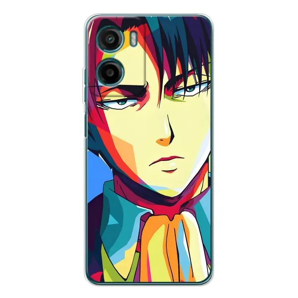 Чехол с принтом «Леви Аккерман» для Motorola Moto G05