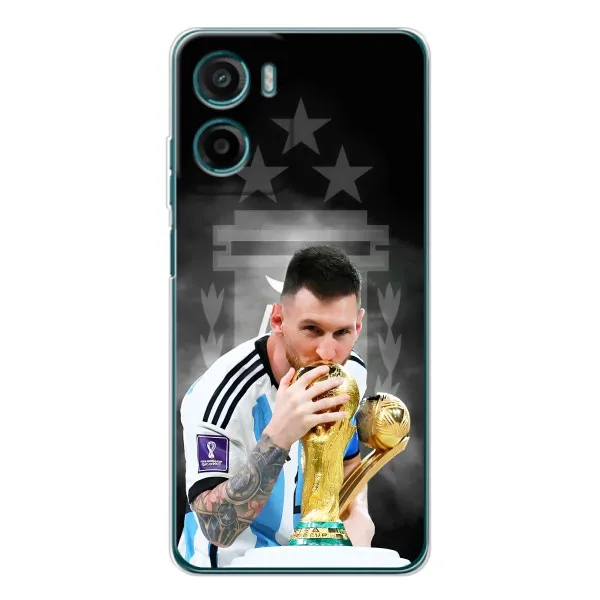 Чехол с принтом «Месси Чемпион» для Motorola Moto G05