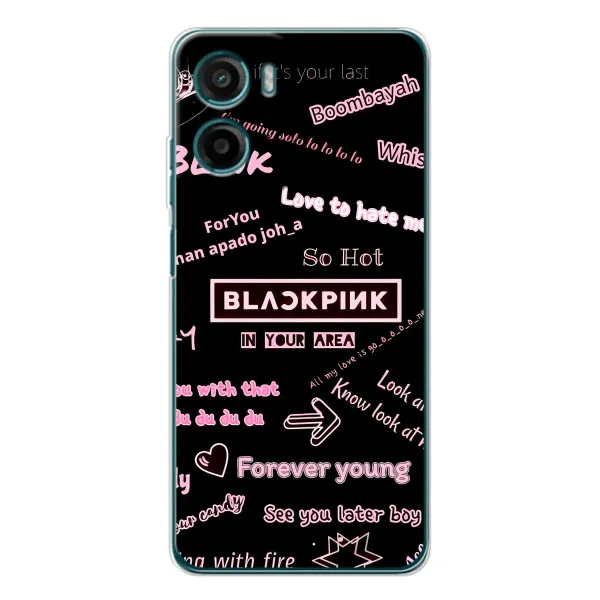 Чехол с принтом «BLACKPINK» для Motorola Moto G05