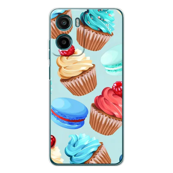 Чехол с принтом «Кексики» для Motorola Moto G06 Power