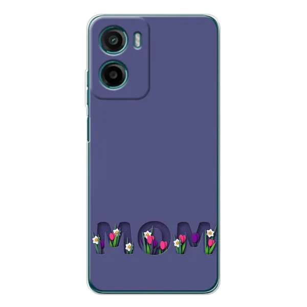 Чехол с принтом «Мама в цветах» для Motorola Moto G06 Power Чехол с принтом «Мама в цветах» для Motorola Moto G06 Power