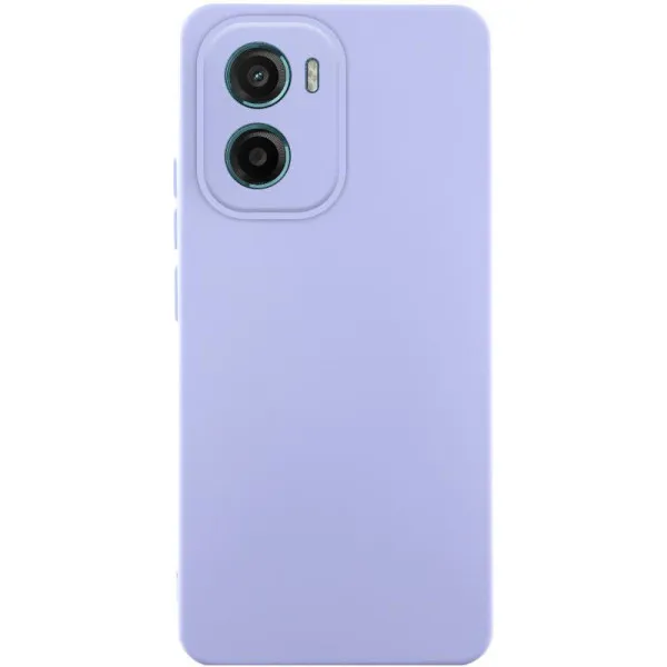 Чехол Silicone Cover Ummi Lakshmi Full Camera (AA) для Motorola Moto G06 — Сиреневый