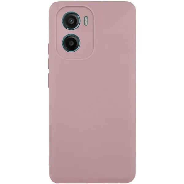 Чехол Silicone Cover Ummi Lakshmi Full Camera (AA) для Motorola Moto G06 — Розовый