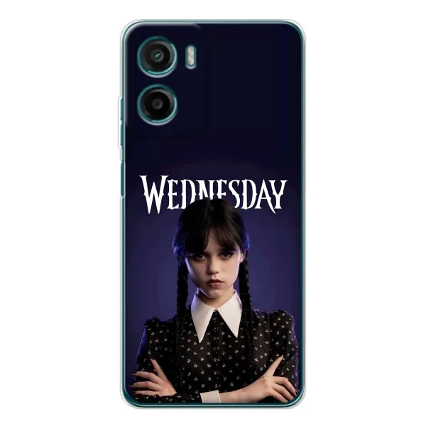 Чехол с принтом «Wednesday» для Motorola Moto G06