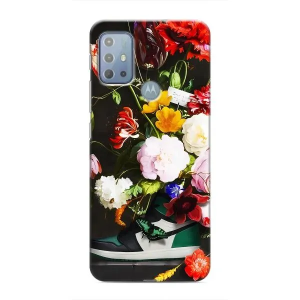 Чехол с принтом «Nike цветы» для Motorola MOTO G10