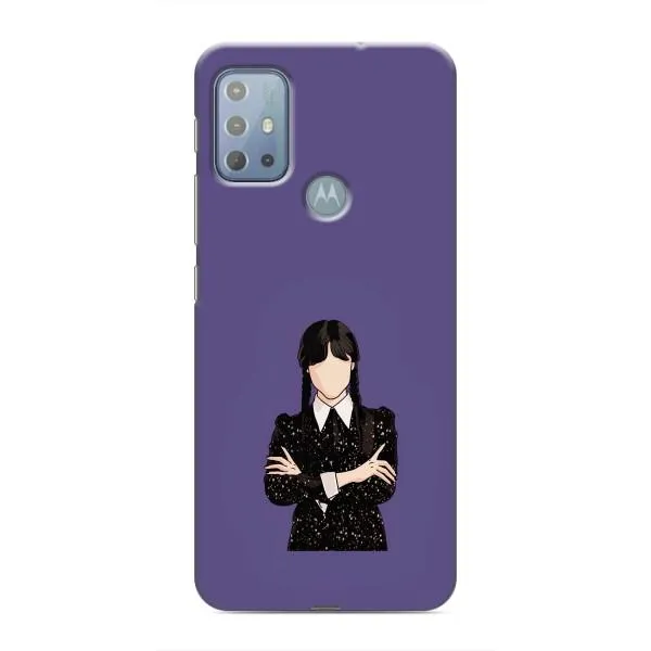 Чехол с принтом «Уэнздей в черном» для Motorola MOTO G10