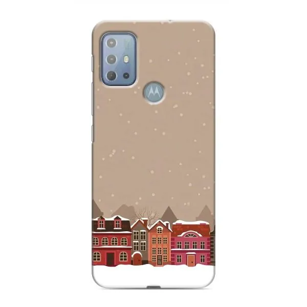Чехол с принтом «Зимний город» для Motorola MOTO G10
