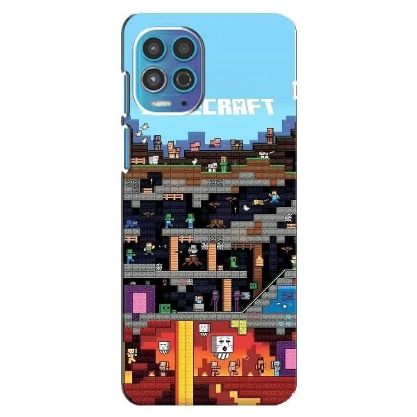 Чехол с принтом «фон Minecraft» для Motorola MOTO G100 Чехол с принтом «фон Minecraft» для Motorola MOTO G100