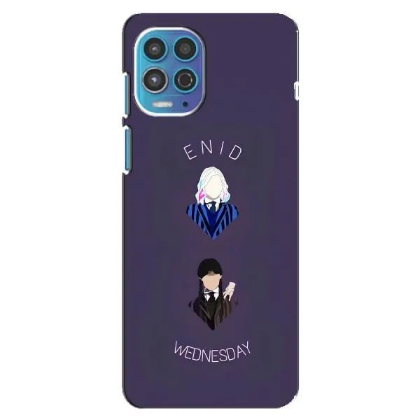 Чехол с принтом «Уэнздей и подруга» для Motorola MOTO G100