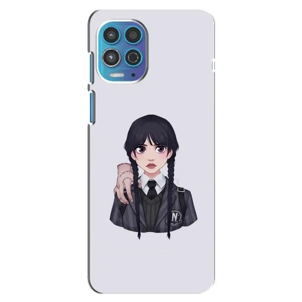 Чехол с принтом «Уэнздей и Вещь» для Motorola MOTO G100