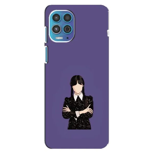 Чехол с принтом «Уэнздей в черном» для Motorola MOTO G100