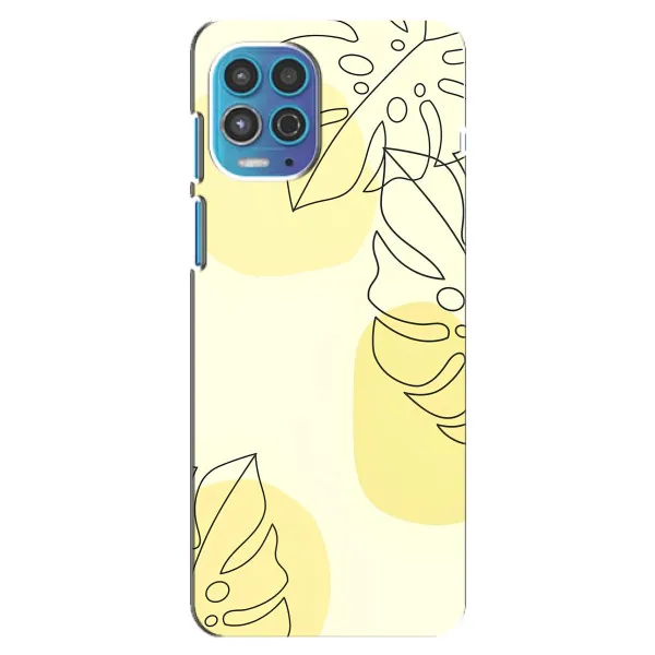 Чохол з принтом «Жовта монстера арт» для Motorola MOTO G100