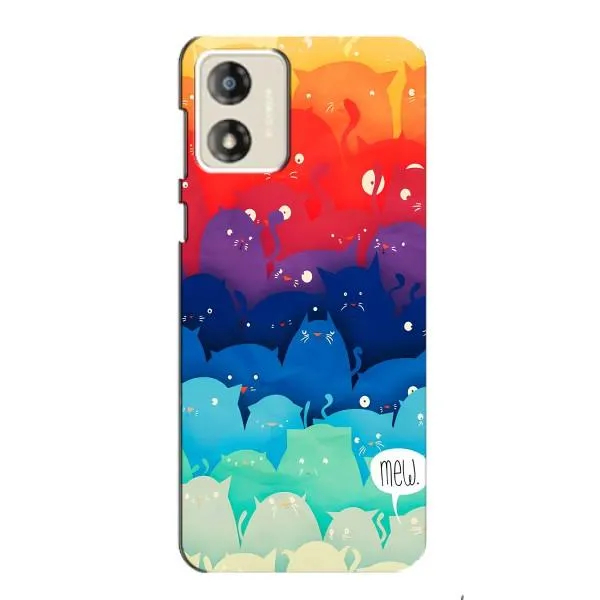 Чохол з принтом «Mew» для Motorola MOTO G13