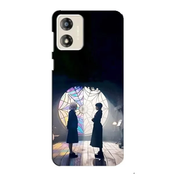 Чехол с принтом «Уэнздей и Инид» для Motorola MOTO G13