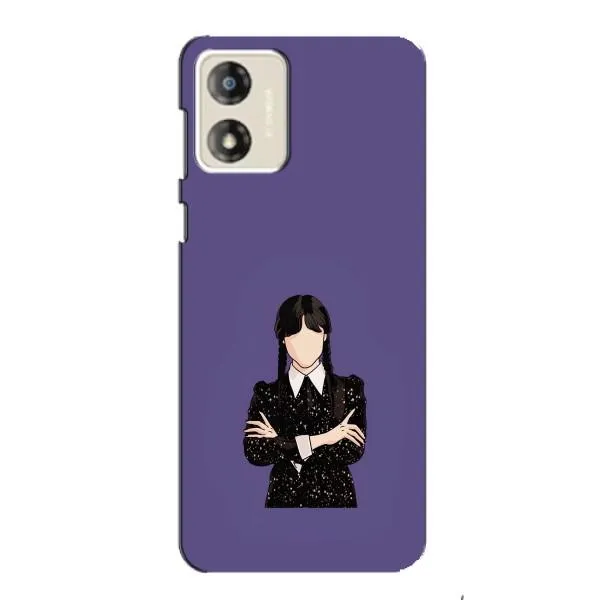Чехол с принтом «Уэнздей в черном» для Motorola MOTO G13