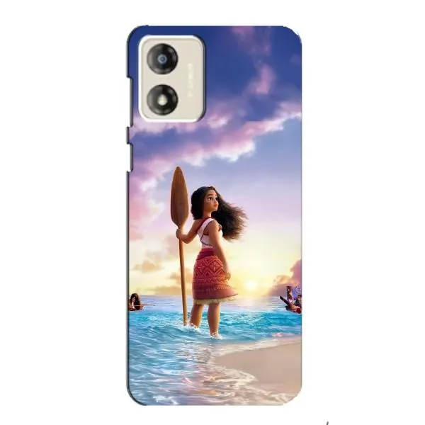 Чехол с принтом «Моана с веслом» для Motorola MOTO G13