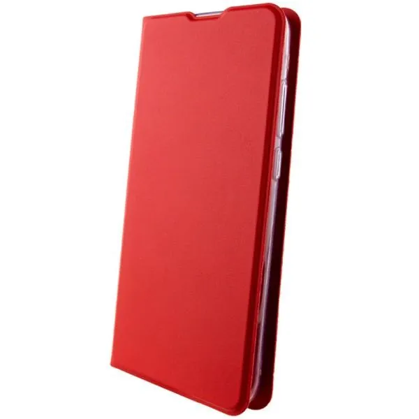 Кожаный чехол-книжка GETMAN Elegant (PU) для Motorola Moto G14 — Красный — фото 2 Кожаный чехол-книжка GETMAN Elegant (PU) для Motorola Moto G14 — Красный — фото 2
