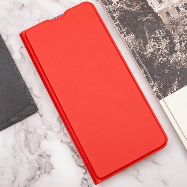 Кожаный чехол-книжка GETMAN Elegant (PU) для Motorola Moto G14 — Красный — фото 5 Кожаный чехол-книжка GETMAN Elegant (PU) для Motorola Moto G14 — Красный — фото 5
