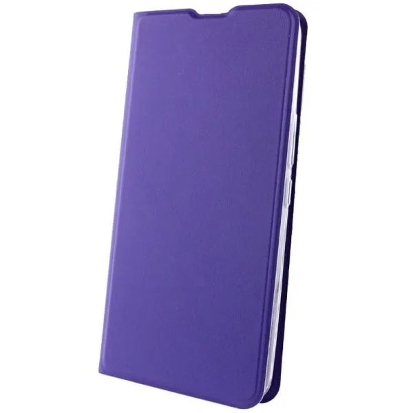 Кожаный чехол-книжка GETMAN Elegant (PU) для Motorola Moto G14 — Фиолетовый — фото 2 Кожаный чехол-книжка GETMAN Elegant (PU) для Motorola Moto G14 — Фиолетовый — фото 2