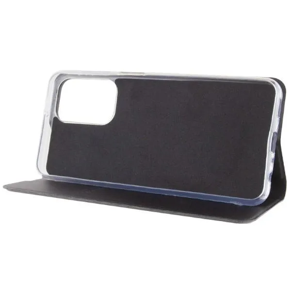 Кожаный чехол-книжка GETMAN Elegant (PU) для Motorola Moto G14 — Черный — фото 4 Кожаный чехол-книжка GETMAN Elegant (PU) для Motorola Moto G14 — Черный — фото 4