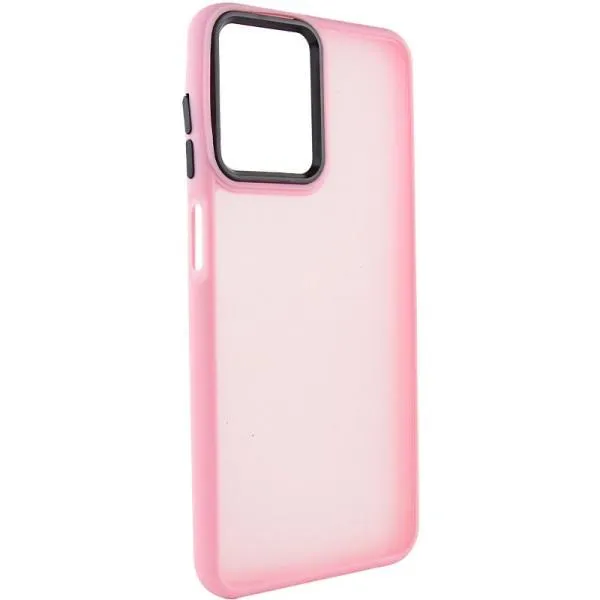 Чехол TPU+PC Lyon Frosted для Motorola Moto G14 — Розовый — фото 1