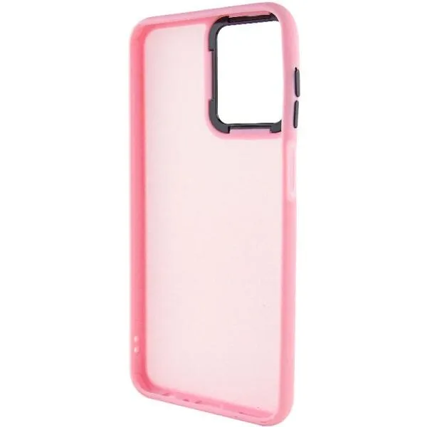 Чехол TPU+PC Lyon Frosted для Motorola Moto G14 — Розовый — фото 3
