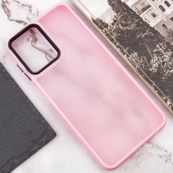 Чехол TPU+PC Lyon Frosted для Motorola Moto G14 — Розовый — фото 4