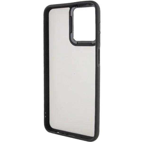 Чехол TPU+PC Lyon Frosted для Motorola Moto G14 — Черный — фото 3