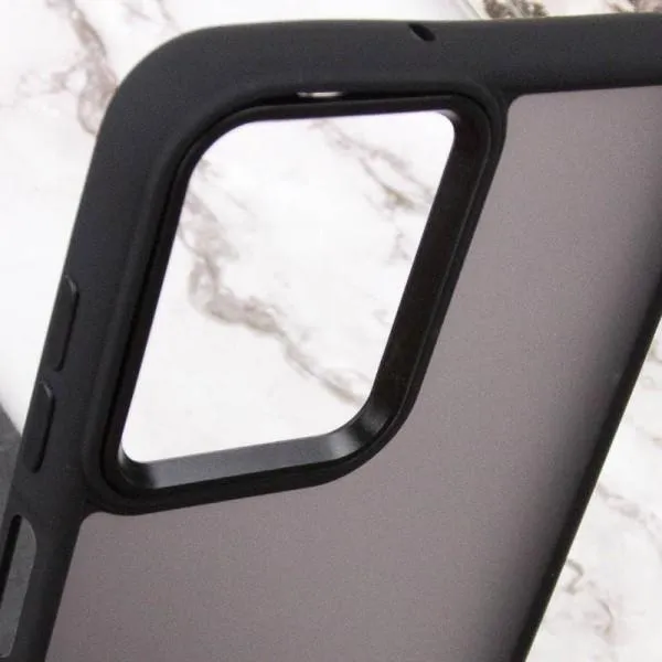 Чехол TPU+PC Lyon Frosted для Motorola Moto G14 — Черный — фото 5