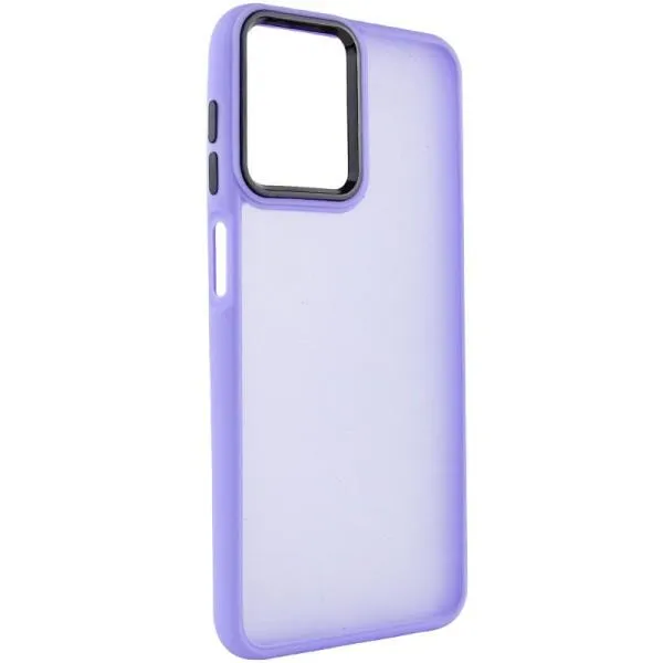 Чехол TPU+PC Lyon Frosted для Motorola Moto G14 — Фиолетовый — фото 1