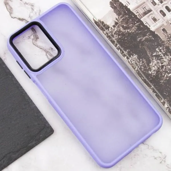 Чехол TPU+PC Lyon Frosted для Motorola Moto G14 — Фиолетовый — фото 4