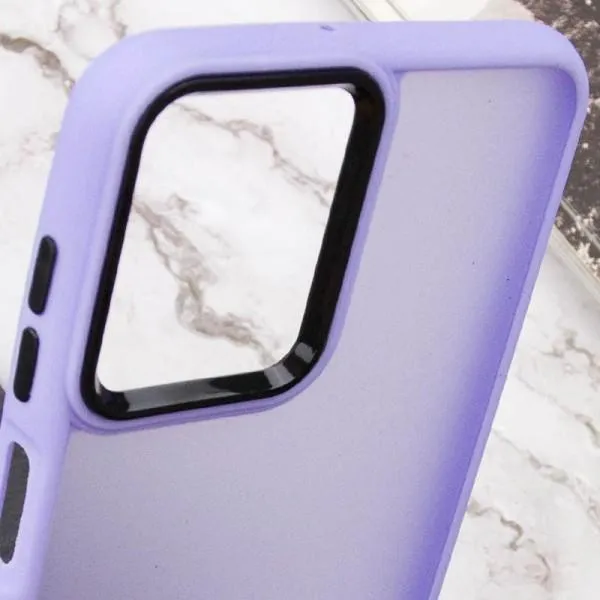 Чехол TPU+PC Lyon Frosted для Motorola Moto G14 — Фиолетовый — фото 5