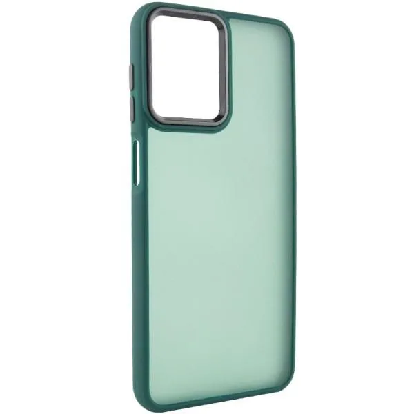 Чехол TPU+PC Lyon Frosted для Motorola Moto G14 — Зеленый — фото 1