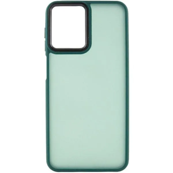 Чехол TPU+PC Lyon Frosted для Motorola Moto G14 — Зеленый — фото 2
